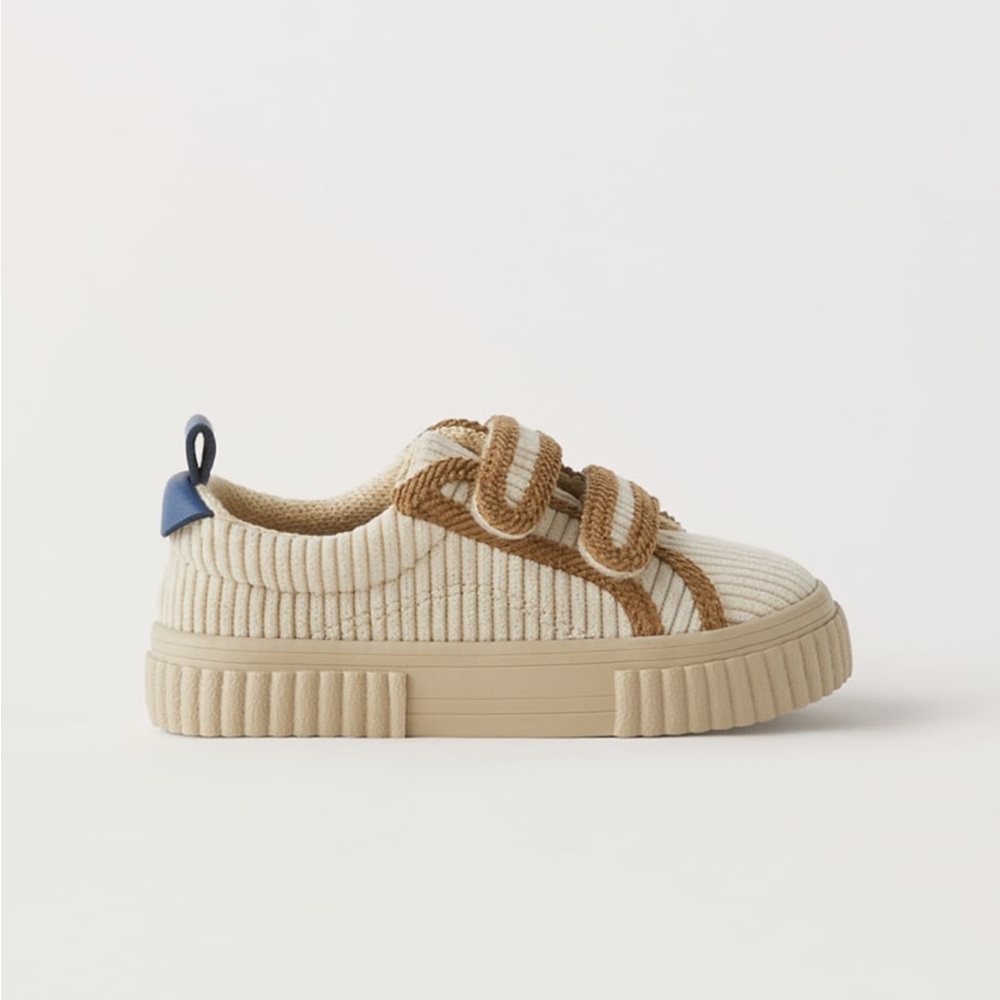 Zara Corduroy Sneakers Toddler Kids size 9.5 / Ref. 6465/230